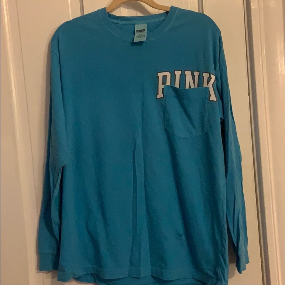 PINK long sleeve shirt.